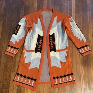 Southwestern Patterned Cardigan